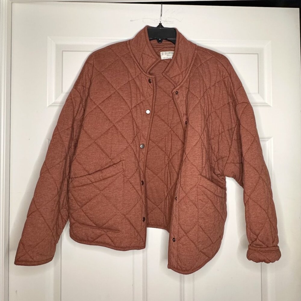 Z Supply Maya Quilted Jacket – Mustard Yellow – Size XS
